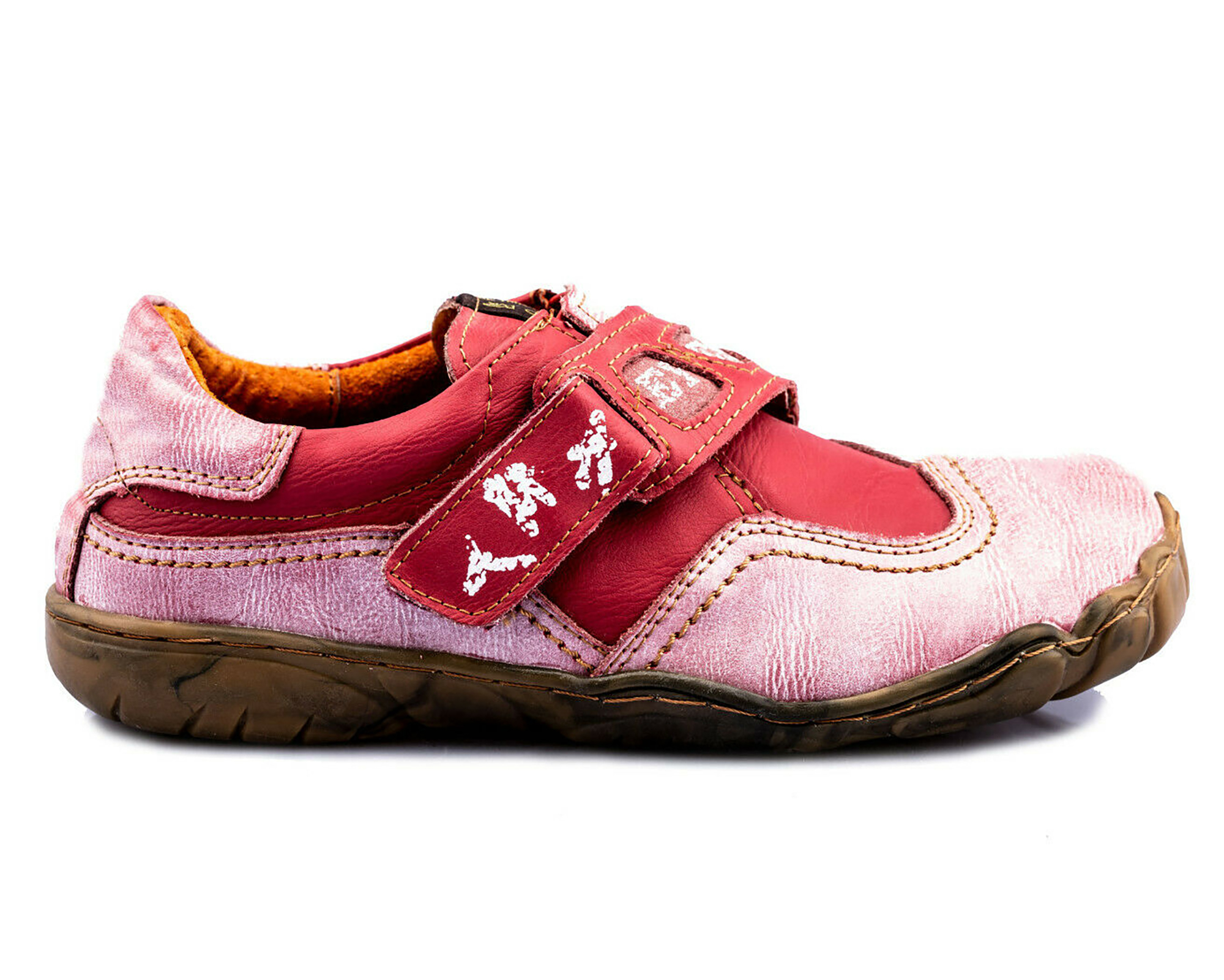 Damen Halbschuh | TMA 1901 | Sneaker | Damen Sneakers | Echtleder | rot | Größen 36 - 42