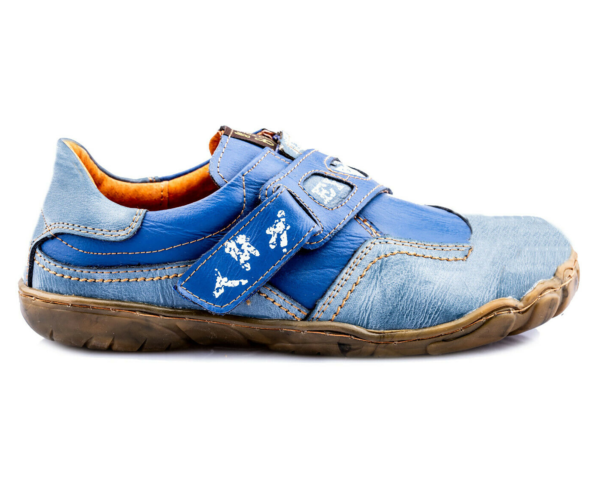 Damen Halbschuh | TMA 1901 | Sneaker | Damen Sneakers | Echtleder | blau | Größen 36 - 42